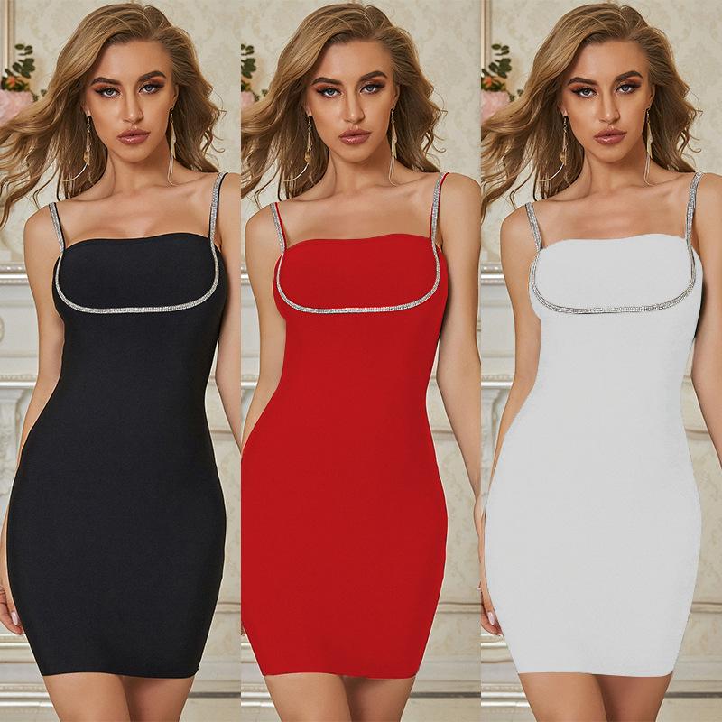 Backless Bodycon Mini Bandage Dress